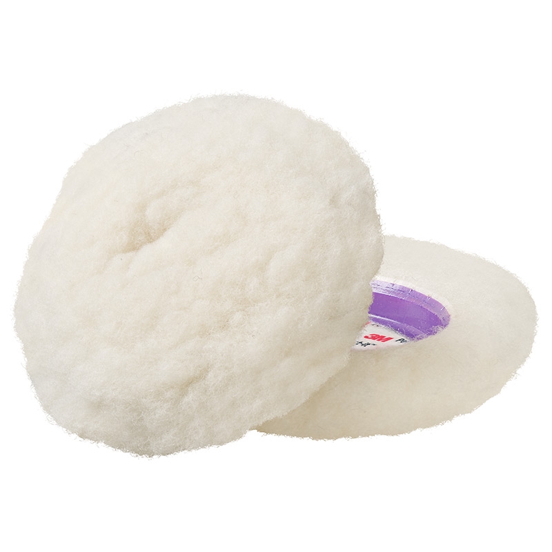 3M Perfect-It Low Lint Wool Compounding Pad, 30040 - 4 inch (2 pack)