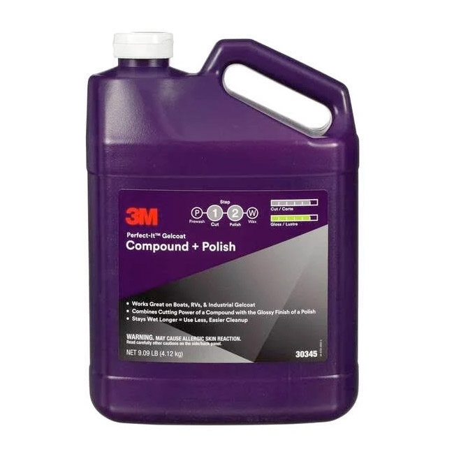 3M Perfect-It Gelcoat Compound + Polish, 30345 - 1 gal.
