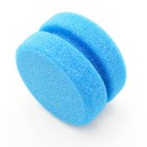Buff and Shine Blue Foam Tire Dressing Sponge - 3.5" x 2"