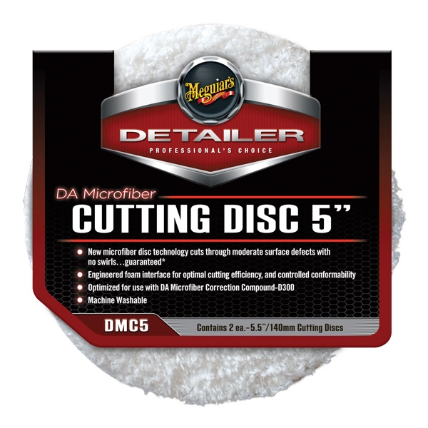 Meguiar's DA Microfiber Cutting Pad, 5 in. (2 pack)