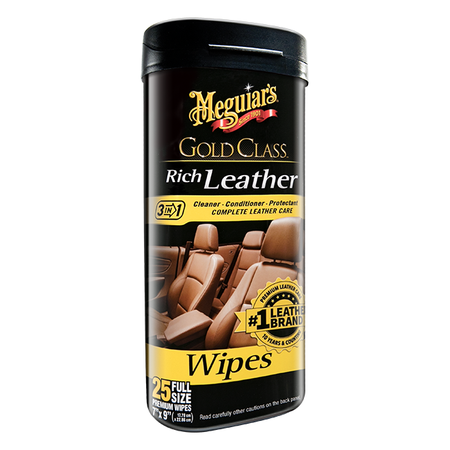  Meguiar's Gold Class Rich Leather Cleaner/Conditioner Wipes