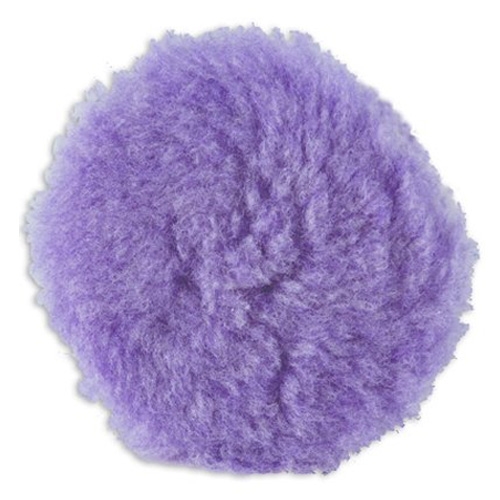 Lake Country Purple Foamed Wool Buffing/Polishing Pad - 6.5 inch