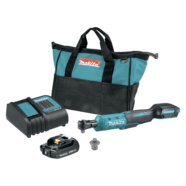 Makita 18V LXT Lithium-Ion Cordless Square Drive Ratchet Kit, 3/8 in. 1/4 in.