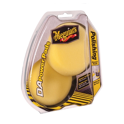 Meguiar's DA Powerpad System Yellow Foam Polishing Pads - 4 inch (2 pack)