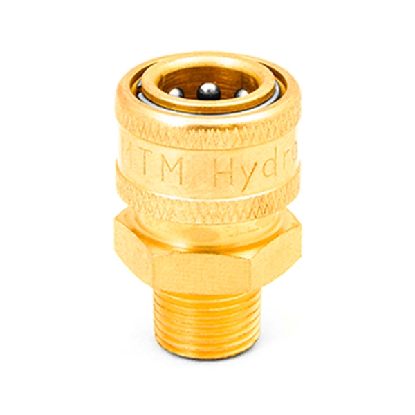 MTM Hydro Brass Quick Connect Coupler - 1/4" Male
