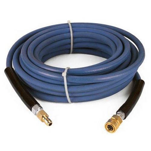 Pressure-Pro High Pressure Hose Assembly w/ Quick Connects, 4000 PSI, Blue Non Marking - 3/8 in. x 50 ft.