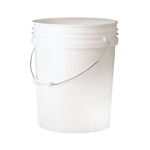 5 Gallon Heavy Duty Bucket, White