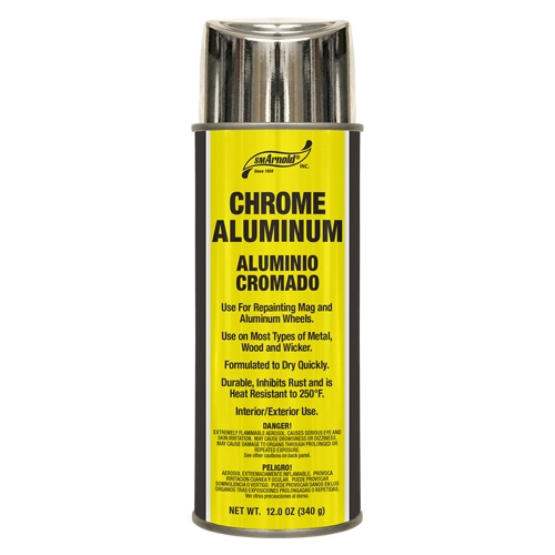 SM Arnold Chrome Aluminum Lacquer - 12 oz. aerosol