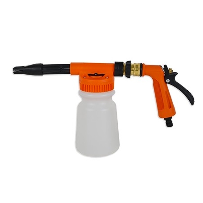 Garden Hose Foam Gun with 6 Settings, Orange