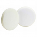 Buff and Shine Flat Face DA Foam Polishing Pad, White - 5.5 inch