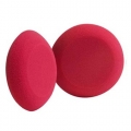 Buff and Shine Wax & Sealant Applicator with Tapered Edge, Red - 5 inch (2 pack)