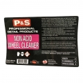 P&S Bottle Label - Non Acid Wheel Cleaner
