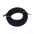 Pressure-Pro High Pressure Hose w/ Quick Connects, 4000 PSI, Black - 3/8 in. x 50 ft.
