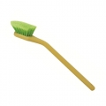 SM Arnold Angled Head Soft Body Brush w/ Green Polystyrene Bristles - 20 inch