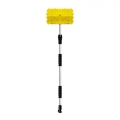 SM Arnold Bi-Level Wash Brush with Telescopic 36-60 Inch Flow-Thru Handle and On/Off Valve