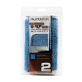 AutoSpa Blue Microfiber Polishing Bonnets for 9-10 inch Orbital Polishers (2 pack)