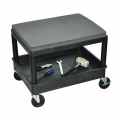 Luxor Mechanic/Detailer Mobile Shop Seat w/ Storage Tub (Black)
