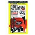 Mr. Nozzle Vac Tool Kit Plus for Wet-Dry Shop Vacs - 15 ft. Hose