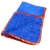 Dual-Pile 380 Microfiber Towel - Blue w/ Red Silk Edges - 16" x 24"