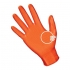 SAS Astro Grip PF Nitrile 6 Mil. Gloves, Orange - Large